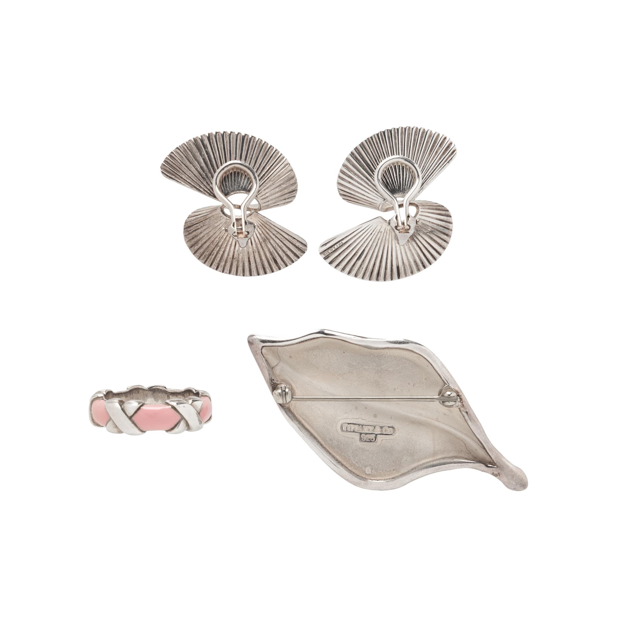 TIFFANY & CO., COLLECTION OF STERLING SILVER JEWELRY