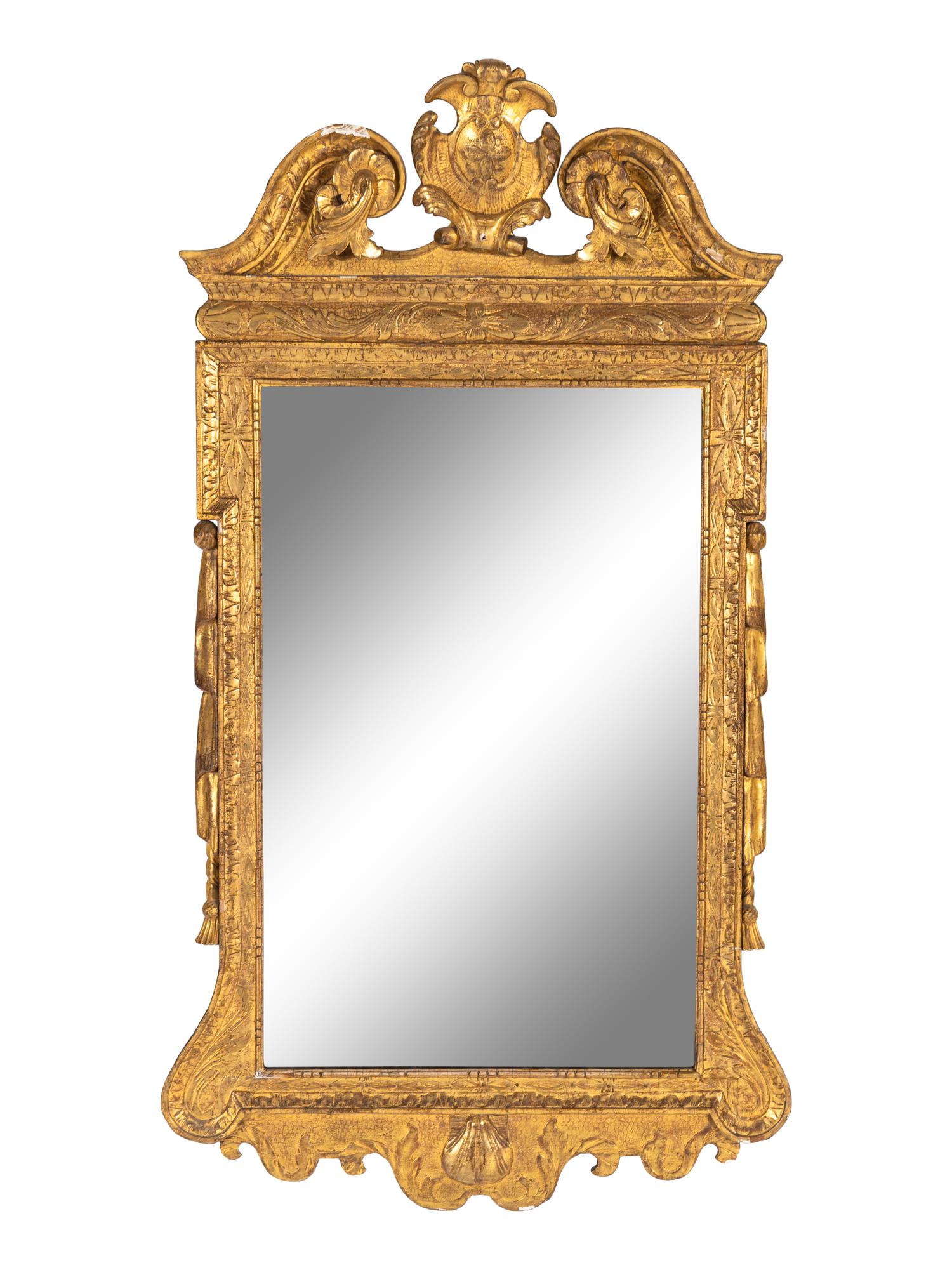 A George II Giltwood Mirror