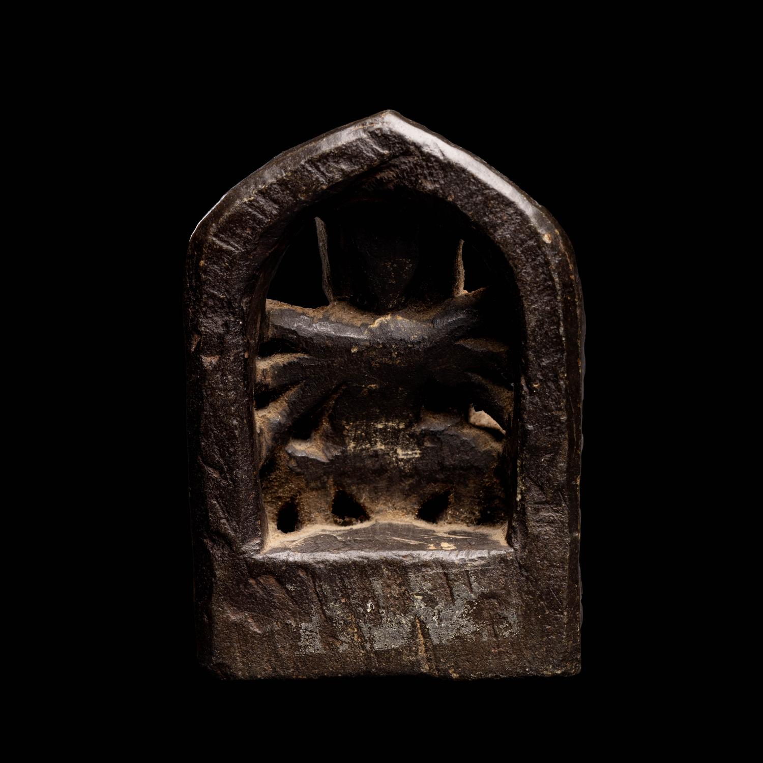 A Nepalese Blackstone Stele of Chamunda