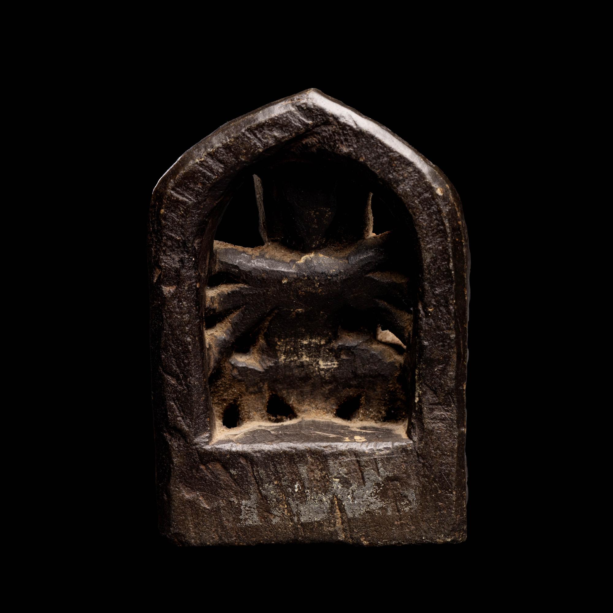 A Nepalese Blackstone Stele of Chamunda
