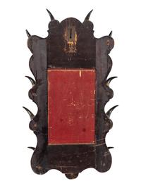 A Victorian Horn Decorated Mirror