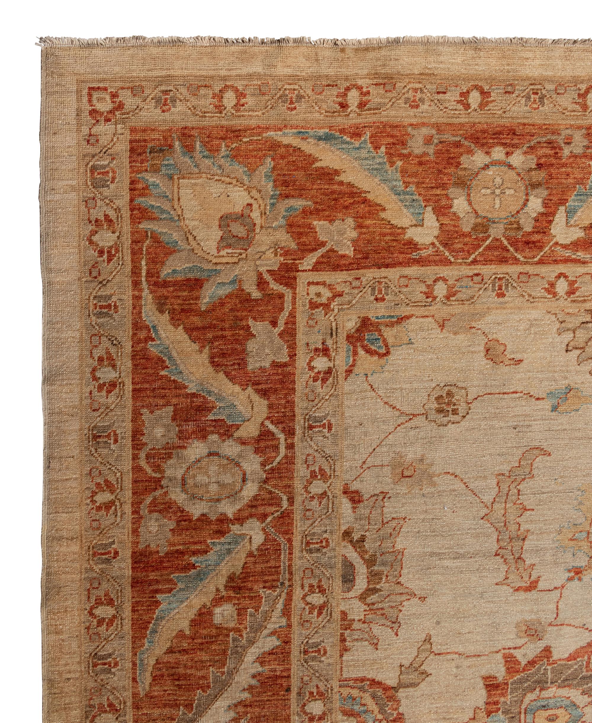 An Oushak Wool Rug