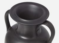 A Large Wedgwood Black Basalt Handled Vase, UK, early 19th century