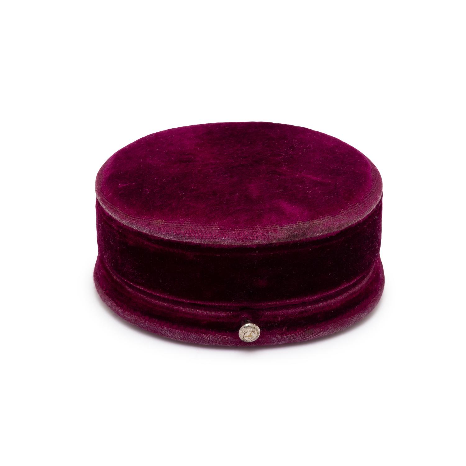AUSTRIAN, ANTIQUE, RUBY, SAPPHIRE, AND DIAMOND BROOCH