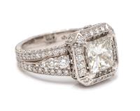 A Platinum and Diamond Ring, Jack Kelege, 9.20 dwts.