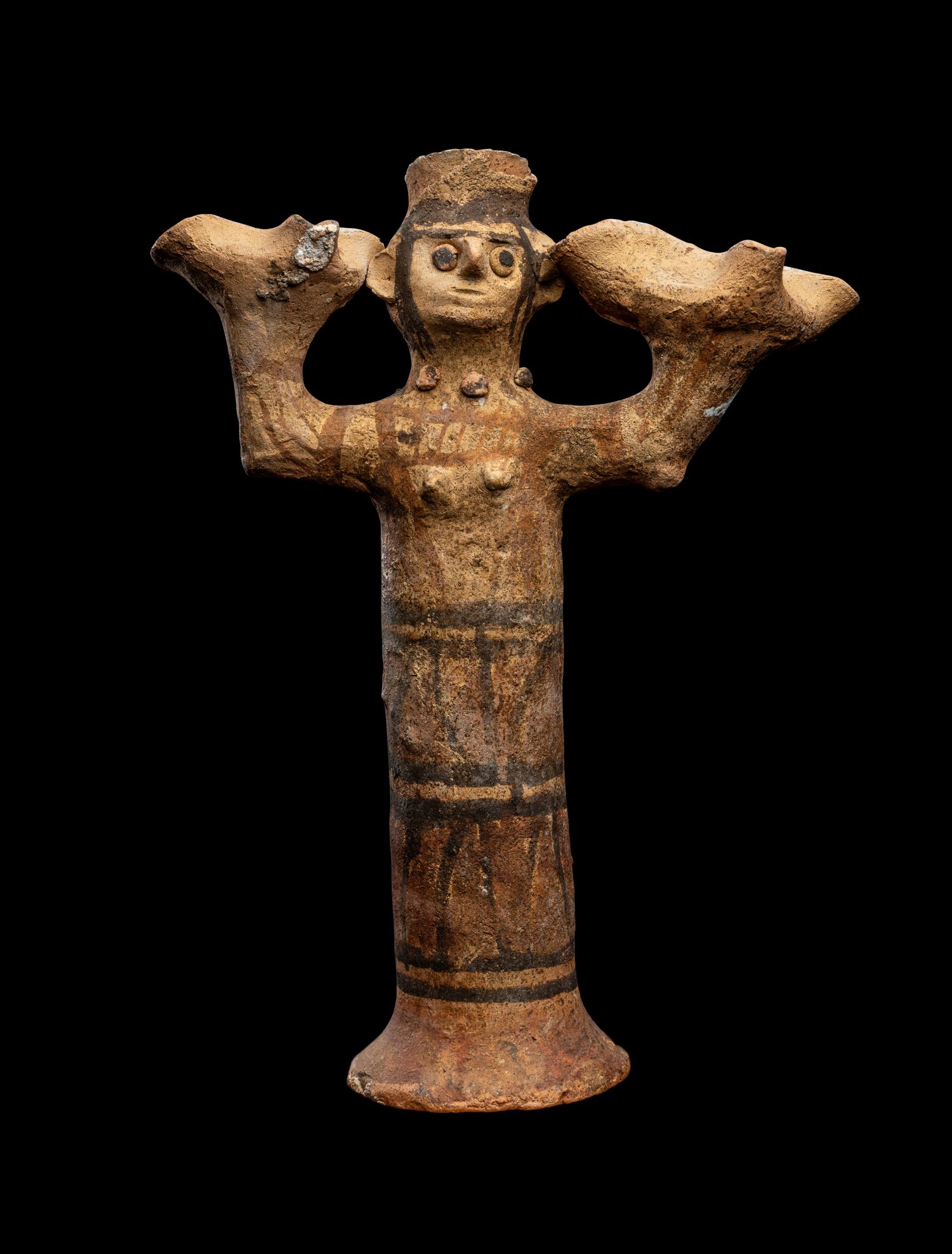 A Canaanite Pottery Figure