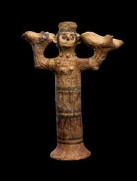 A Canaanite Pottery Figure
