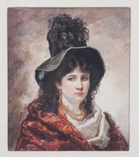 Cornelia Adele Strong Fassett, (American, 1831-1898), Portrait of a Woman, 1883