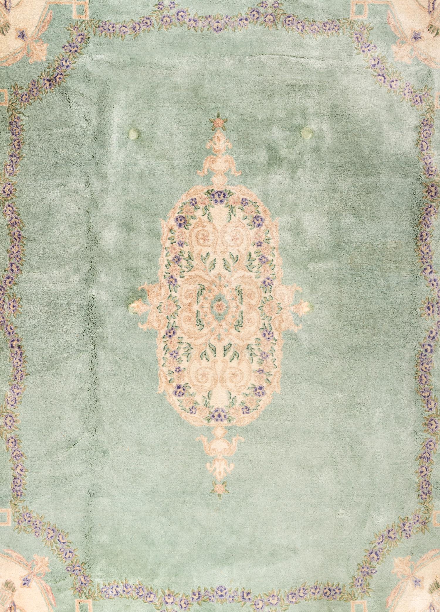 An Aubusson Style Wool Rug