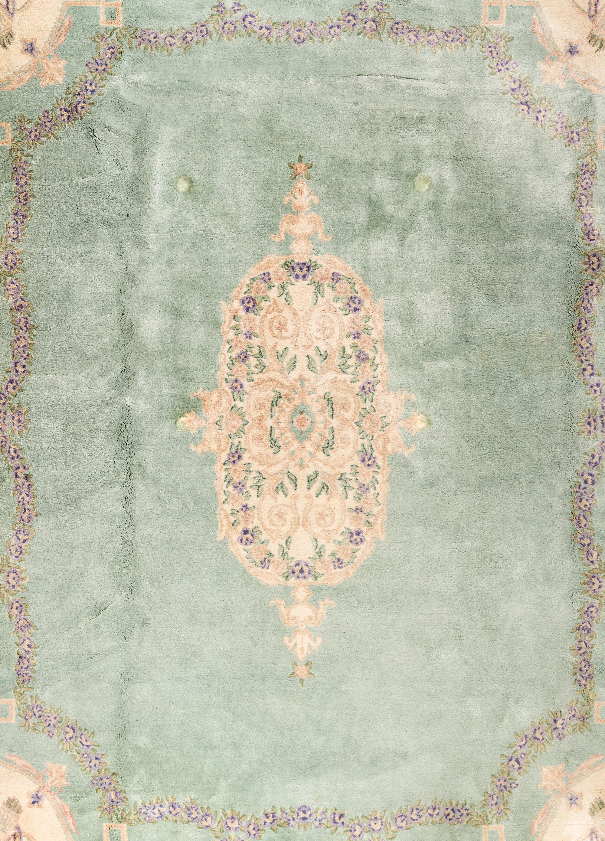 An Aubusson Style Wool Rug