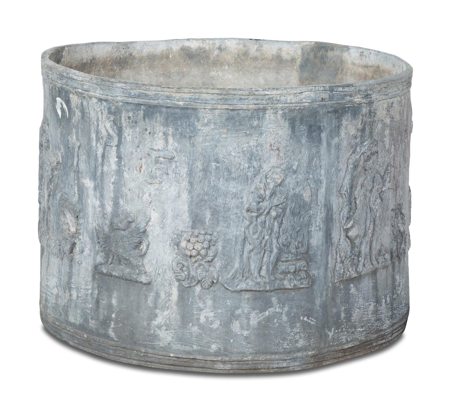 A Continental Lead Jardiniere