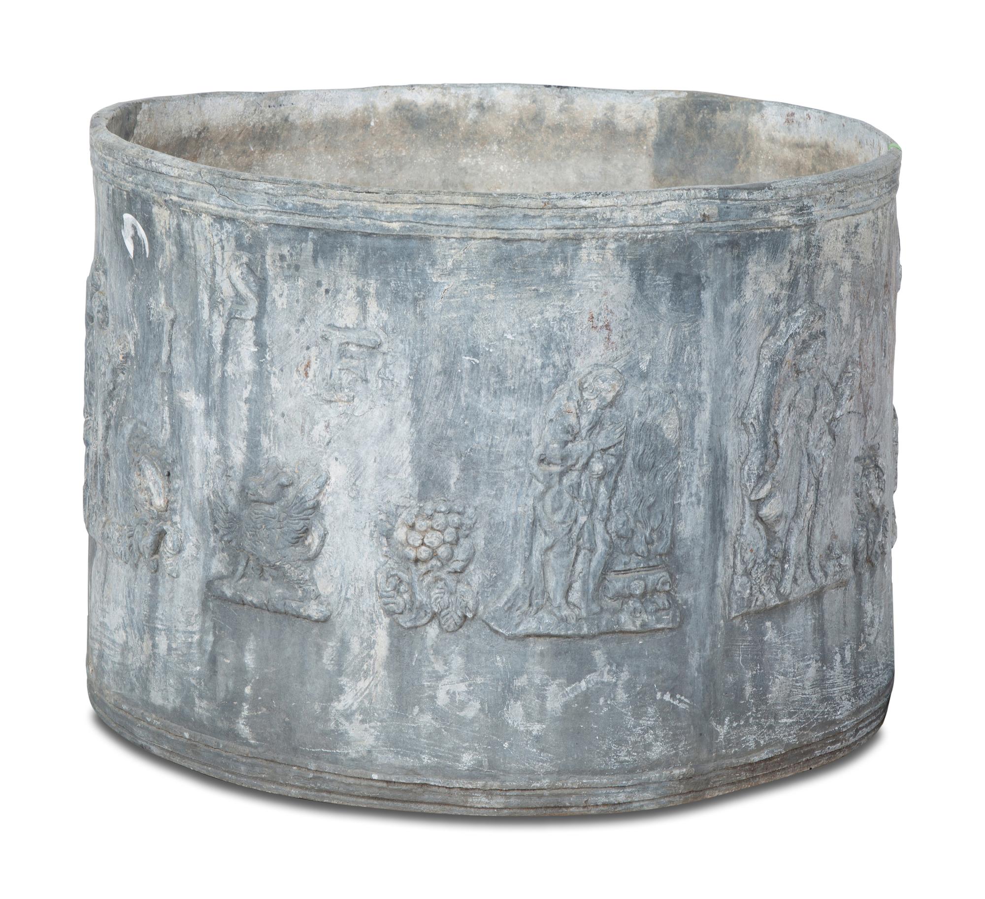 A Continental Lead Jardiniere