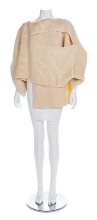 Rare Early Comme des Garçons Knit Sweater, 1983-84 No size label