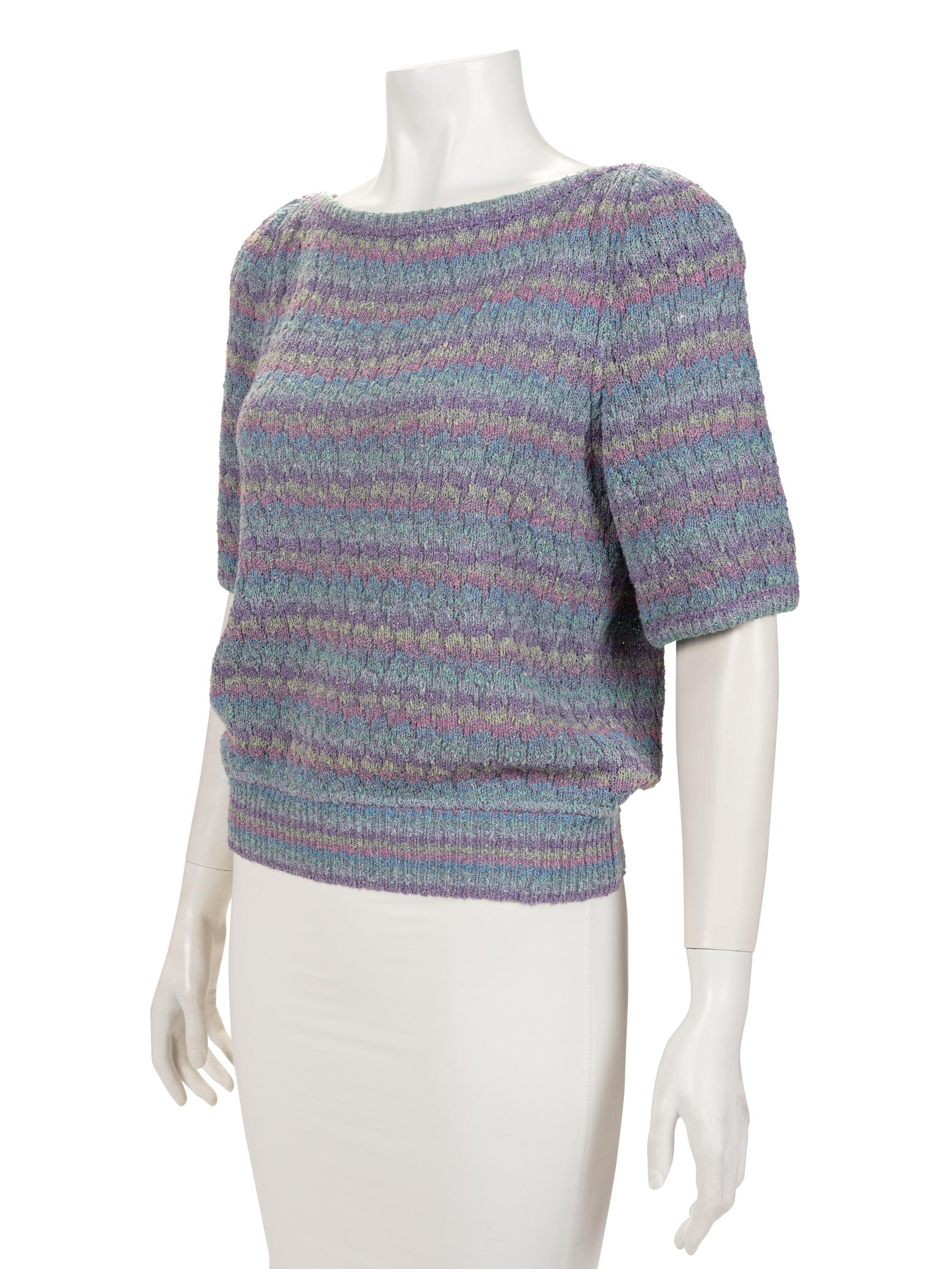 Three Knit Items: One Missoni Top, One Missoni Dress, One Bonnie Cashin Top, 1970-1980s