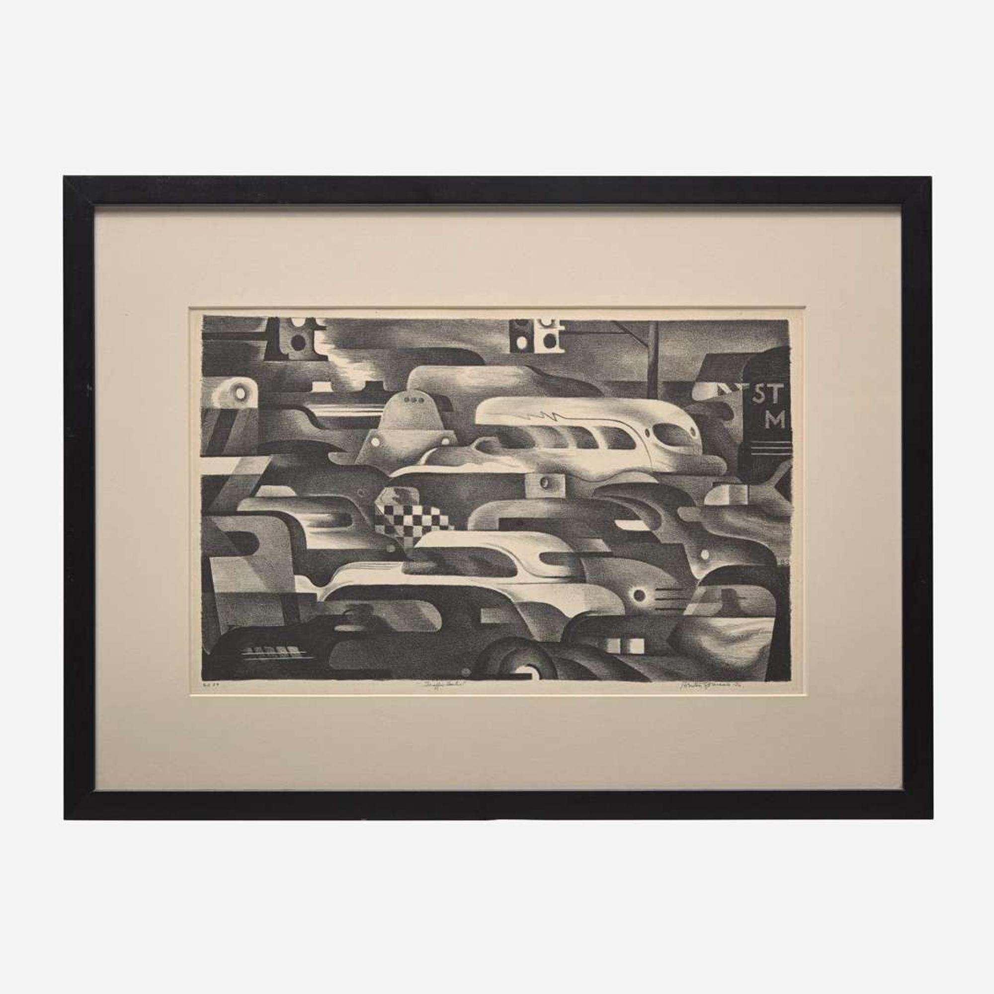 Benton Murdoch Spruance (American, 1904-1967) Traffic Control