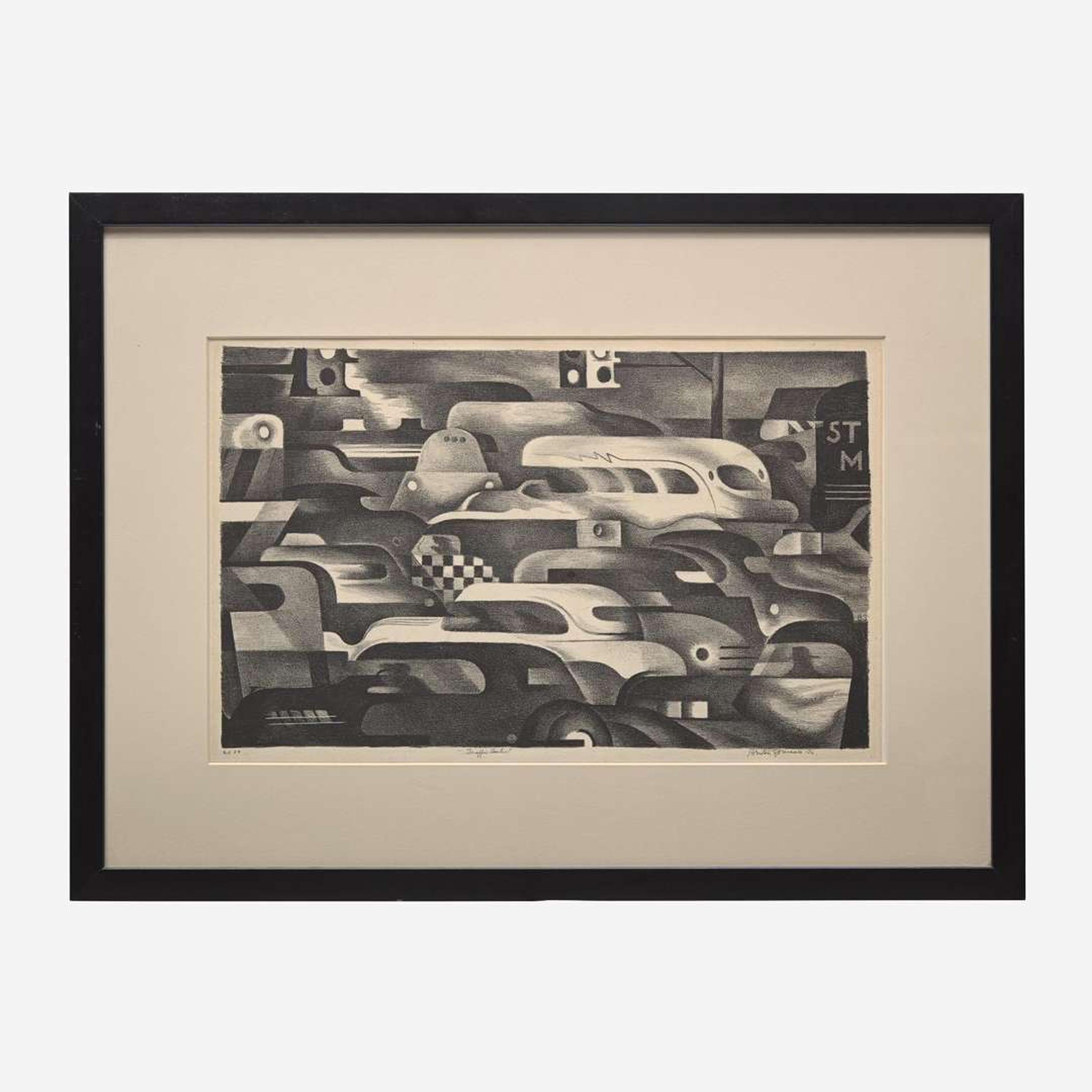 Benton Murdoch Spruance (American, 1904-1967) Traffic Control