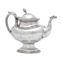 A Coin Silver Teapot