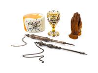 A Group of Two Silver Judaica Articles — various makers