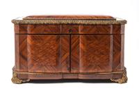 A French Gilt Bronze Mounted Parquetry Writing Cabinet