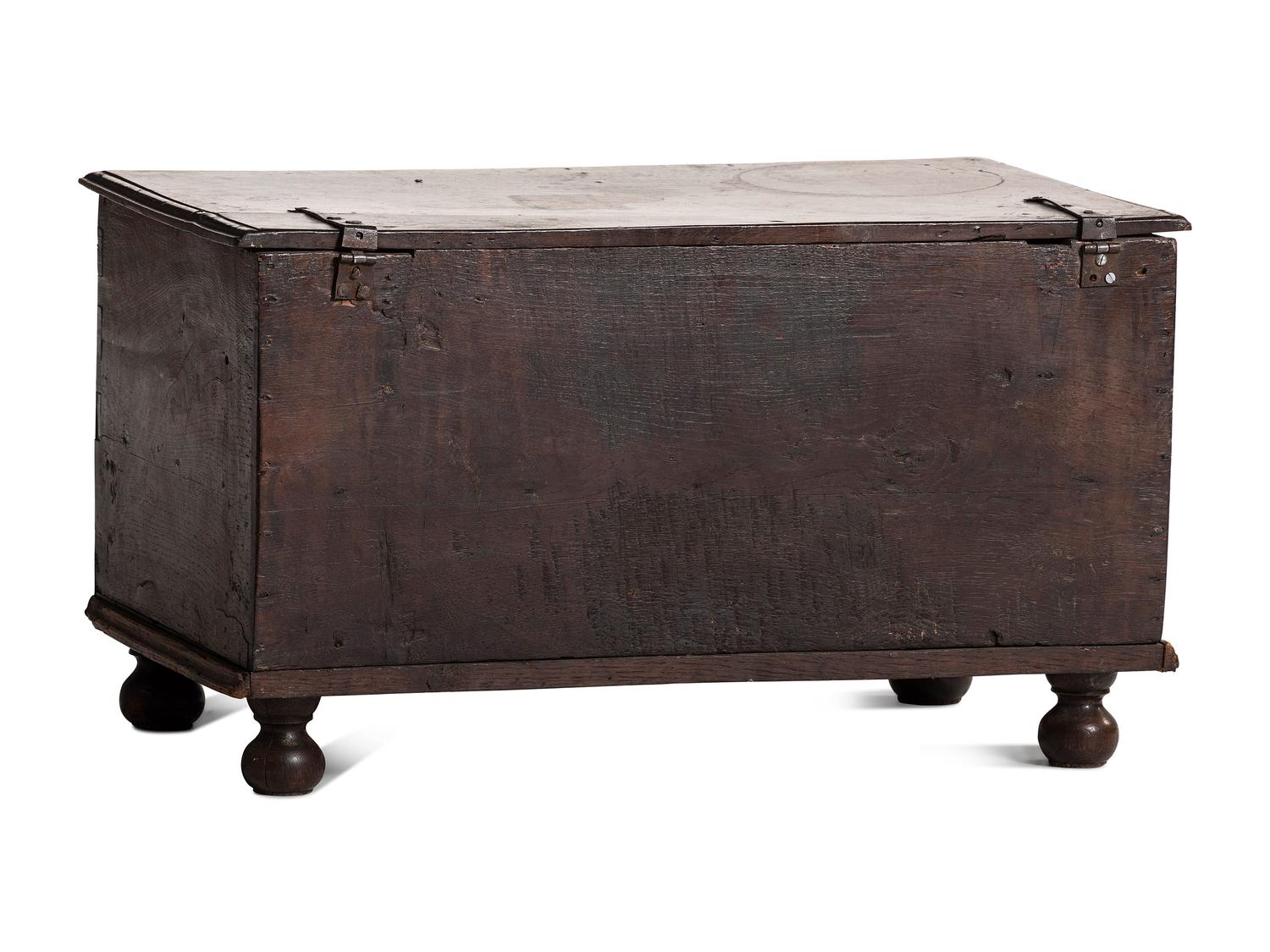 A William and Mary Oak Diminutive One-Drawer Blanket Chest