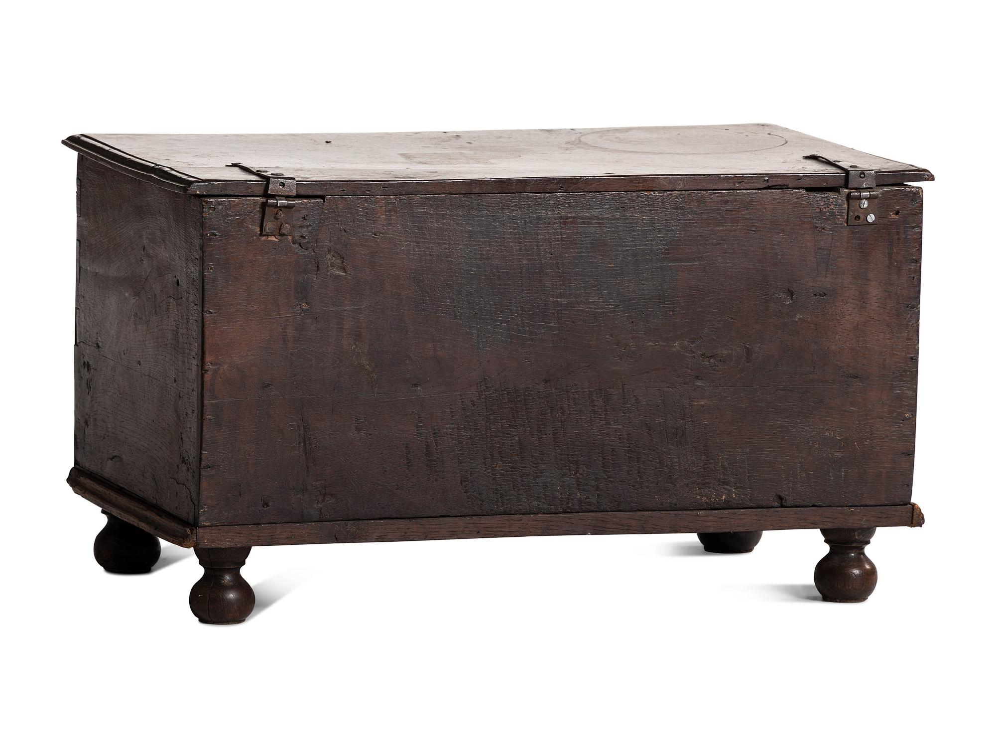 A William and Mary Oak Diminutive One-Drawer Blanket Chest