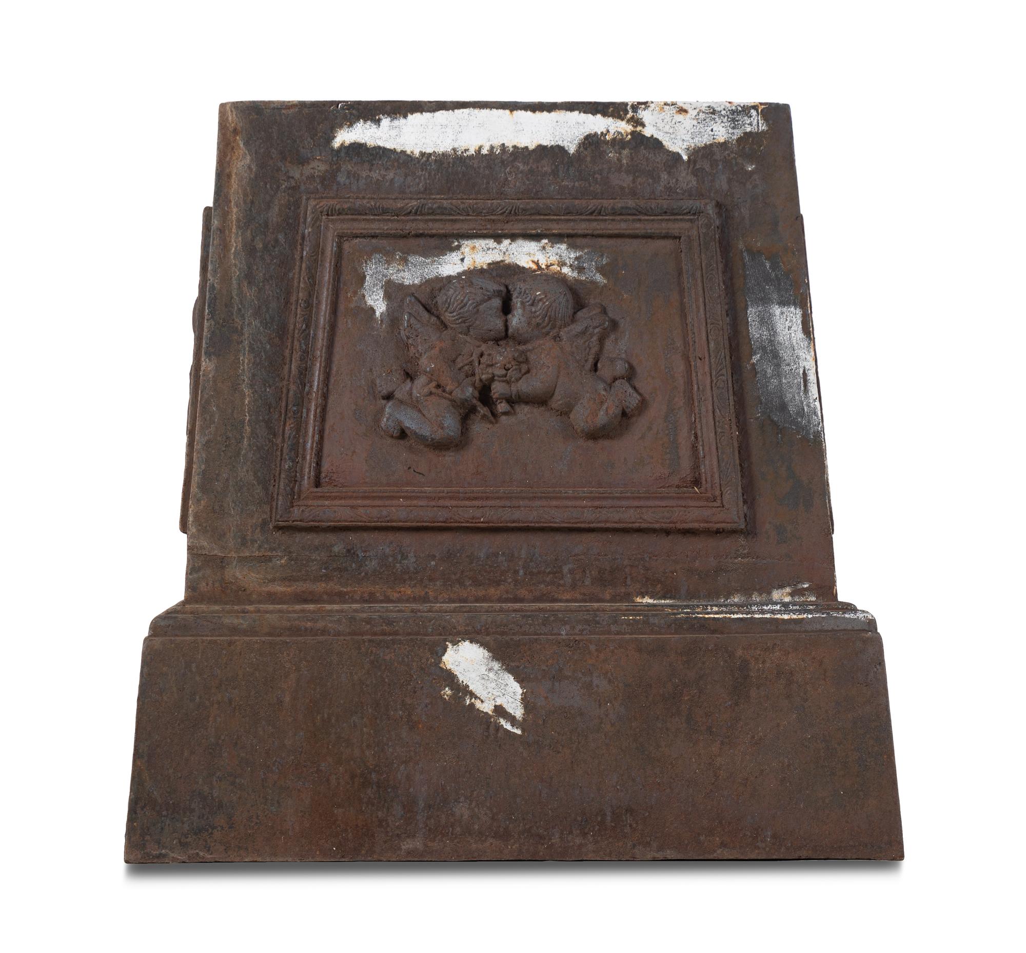 A Pair of Cast Iron Garden Urns
