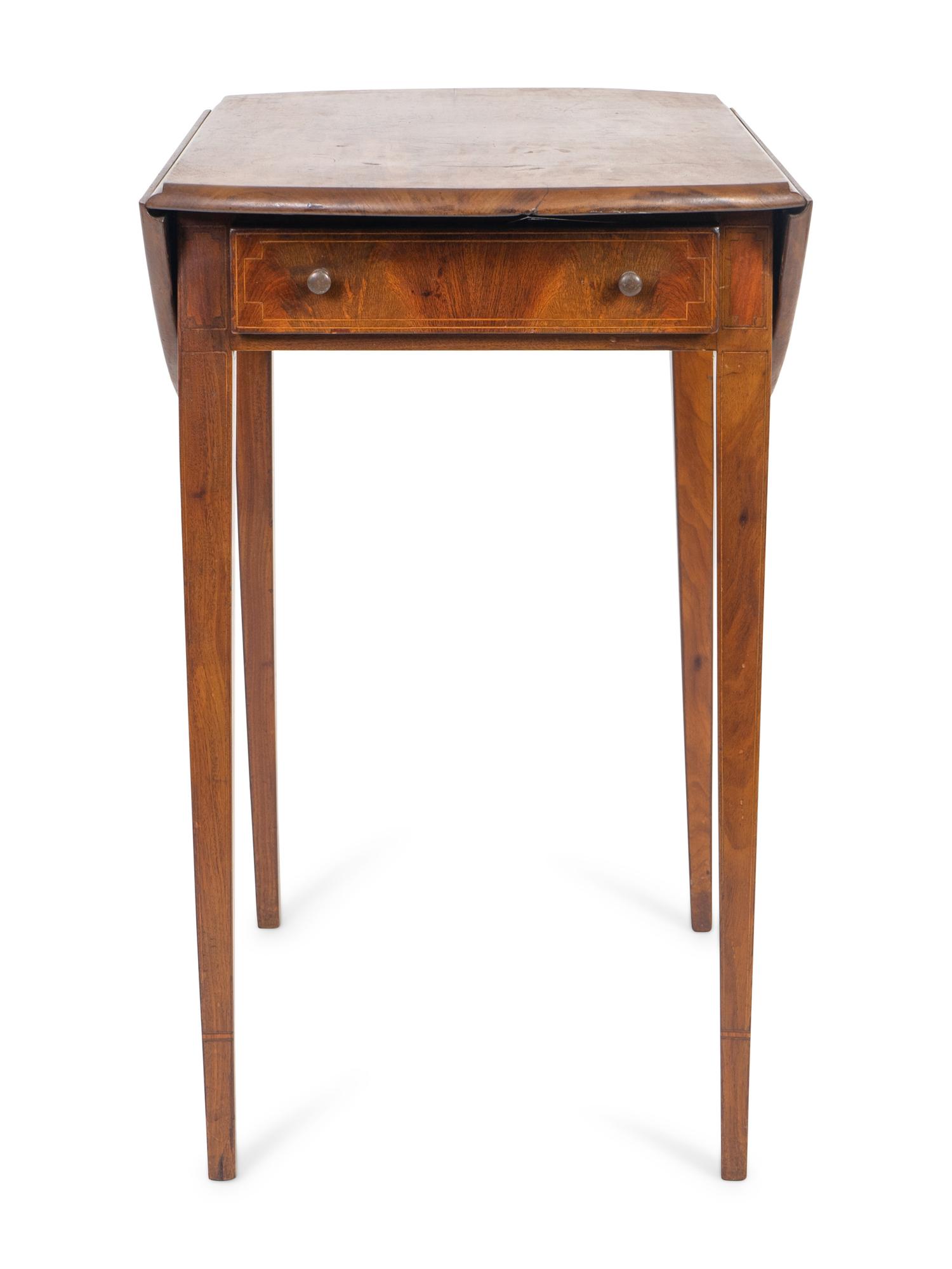 A George III Style Mahogany Small Pembroke Table — 20TH CENTURY