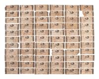 [CURRENCY]. More than 100 notes from the Owl Creek Bank of Mount Vernon, Ohio. Ca 1816-1818.