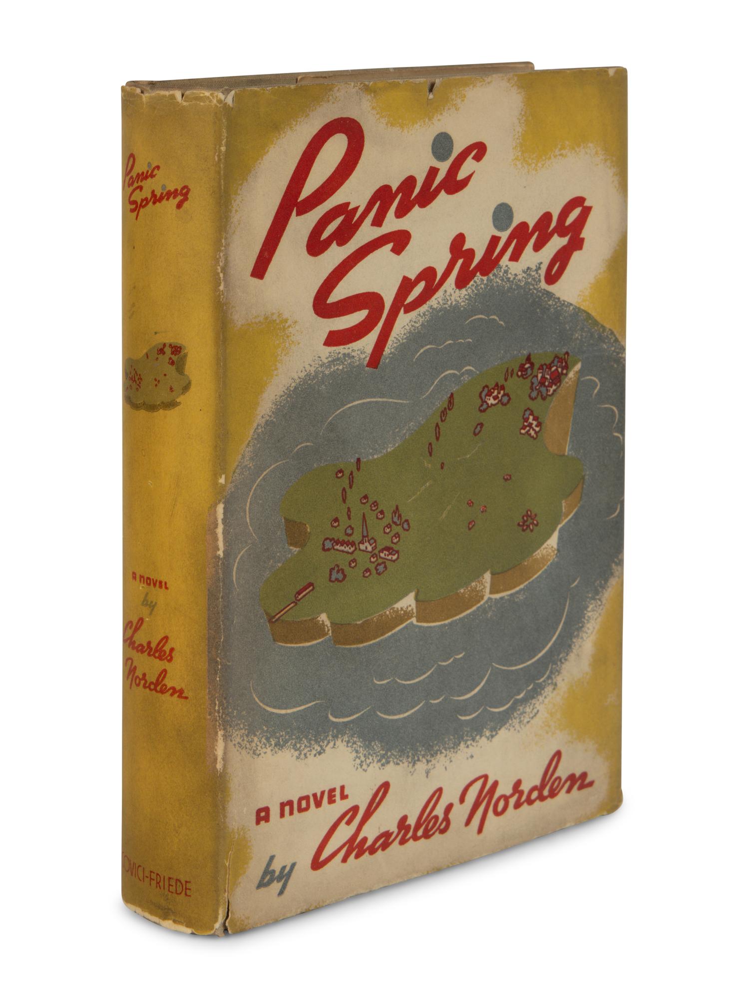 DURRELL, Lawrence (1912-1990). ("Charles Norden"). Panic Spring . New York: Covici-Friede, 1937.