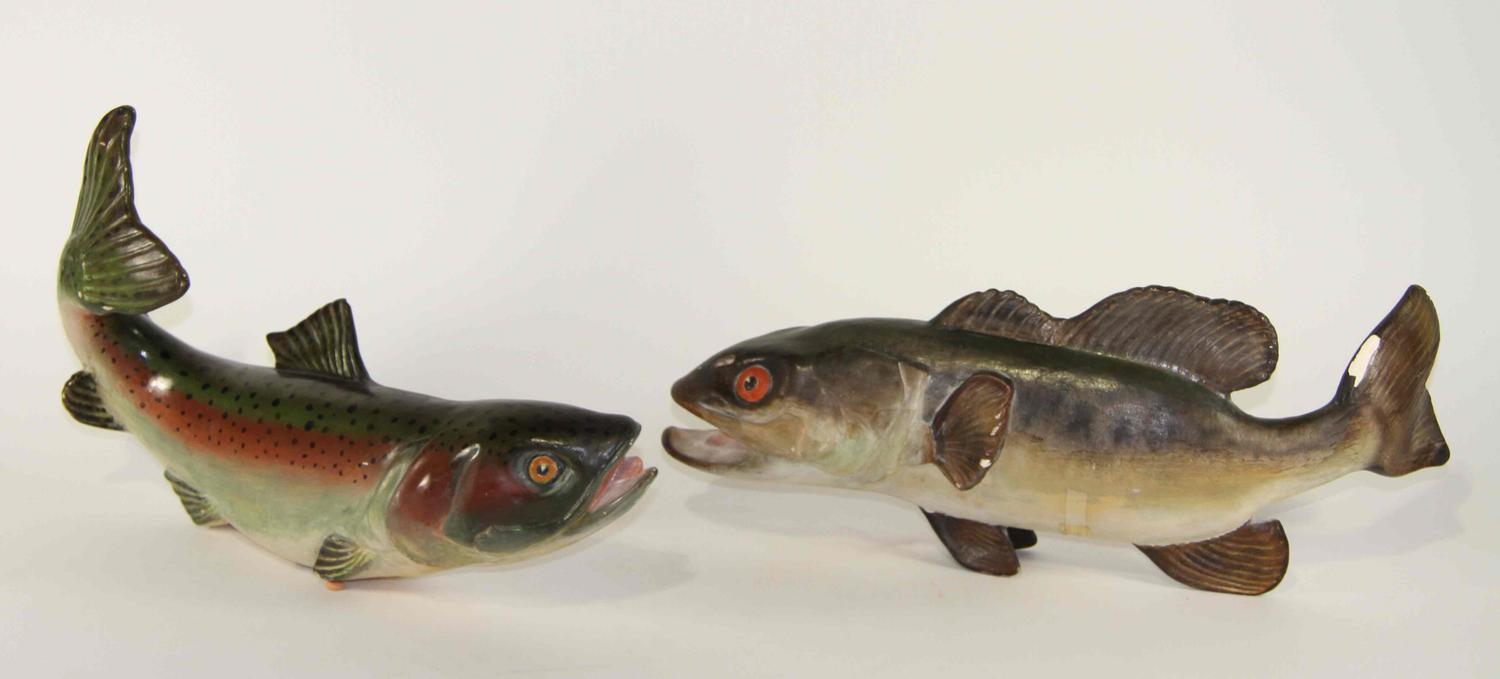 Two Haeger Pottery Figures Width 18 inches. — ATTRIBUTED TO ERIC OLSEN