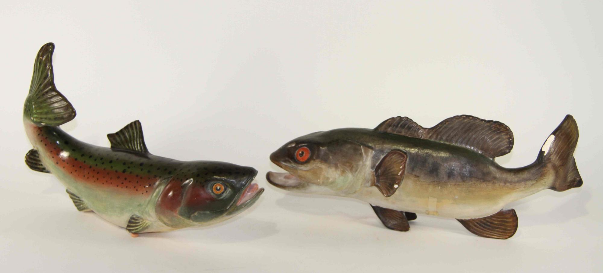 Two Haeger Pottery Figures Width 18 inches. — ATTRIBUTED TO ERIC OLSEN