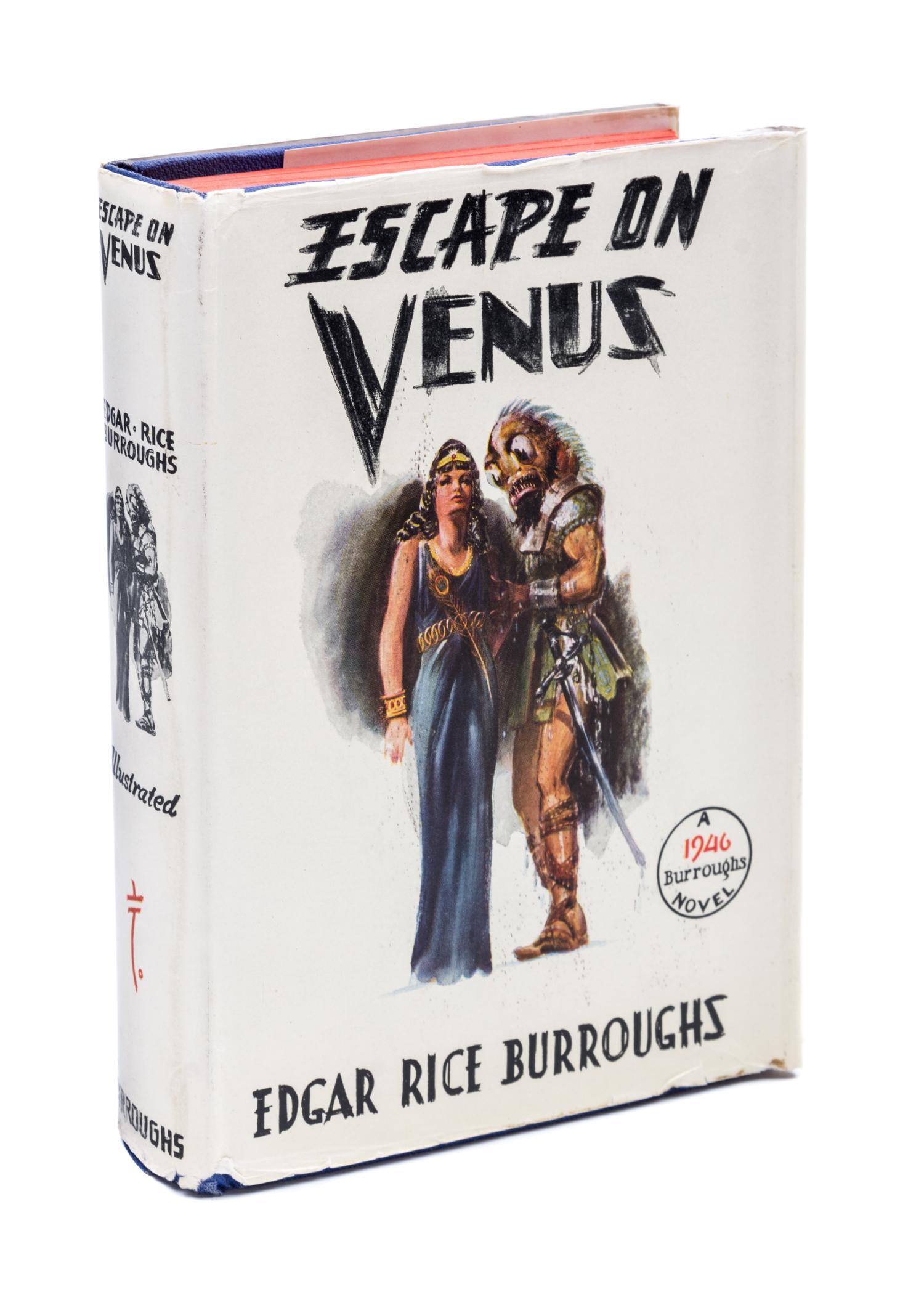 BURROUGHS, EDGAR RICE. Escape on Venus. Tarzana, CA, 1946. First edition.
