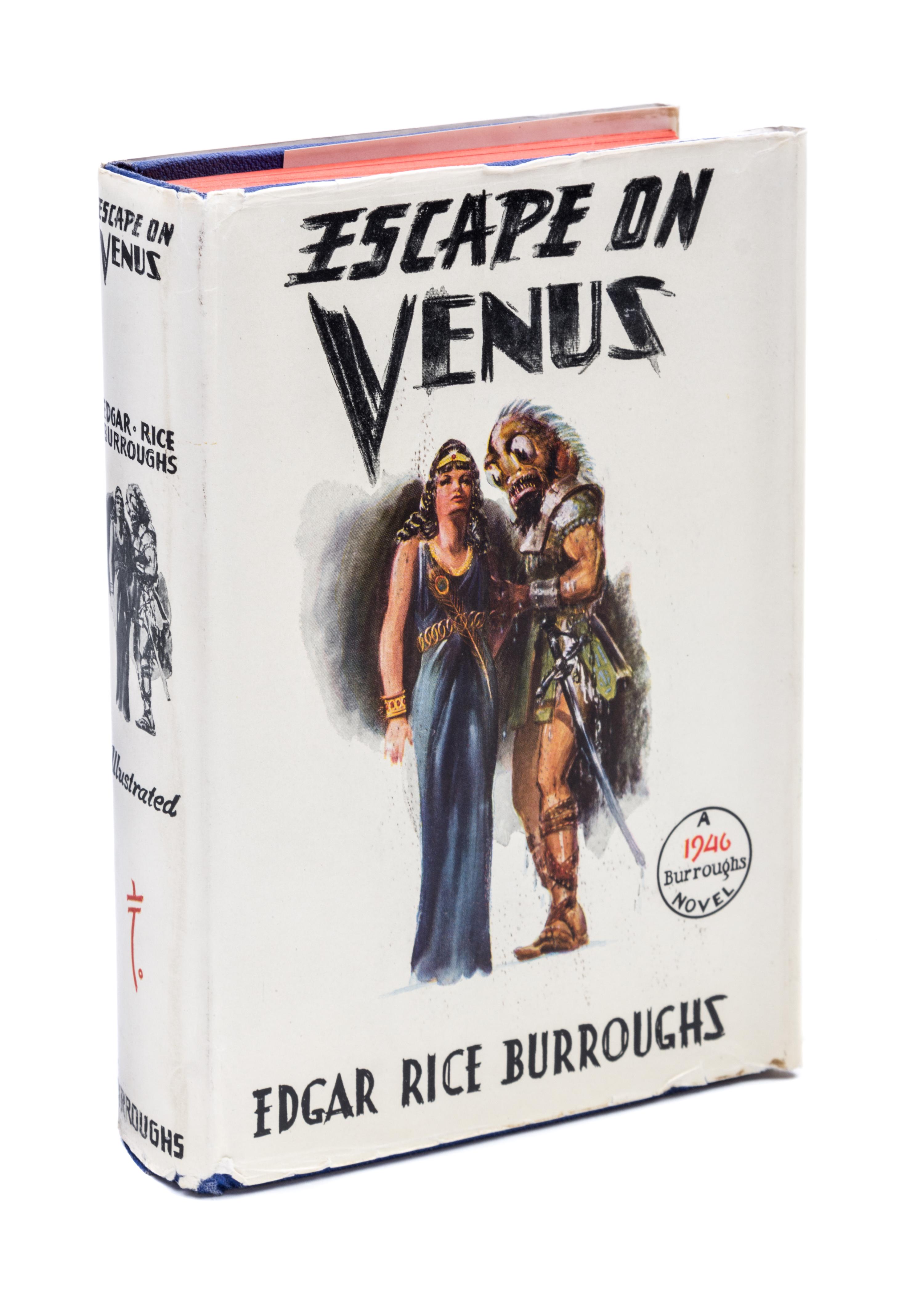 BURROUGHS, EDGAR RICE. Escape on Venus. Tarzana, CA, 1946. First edition.