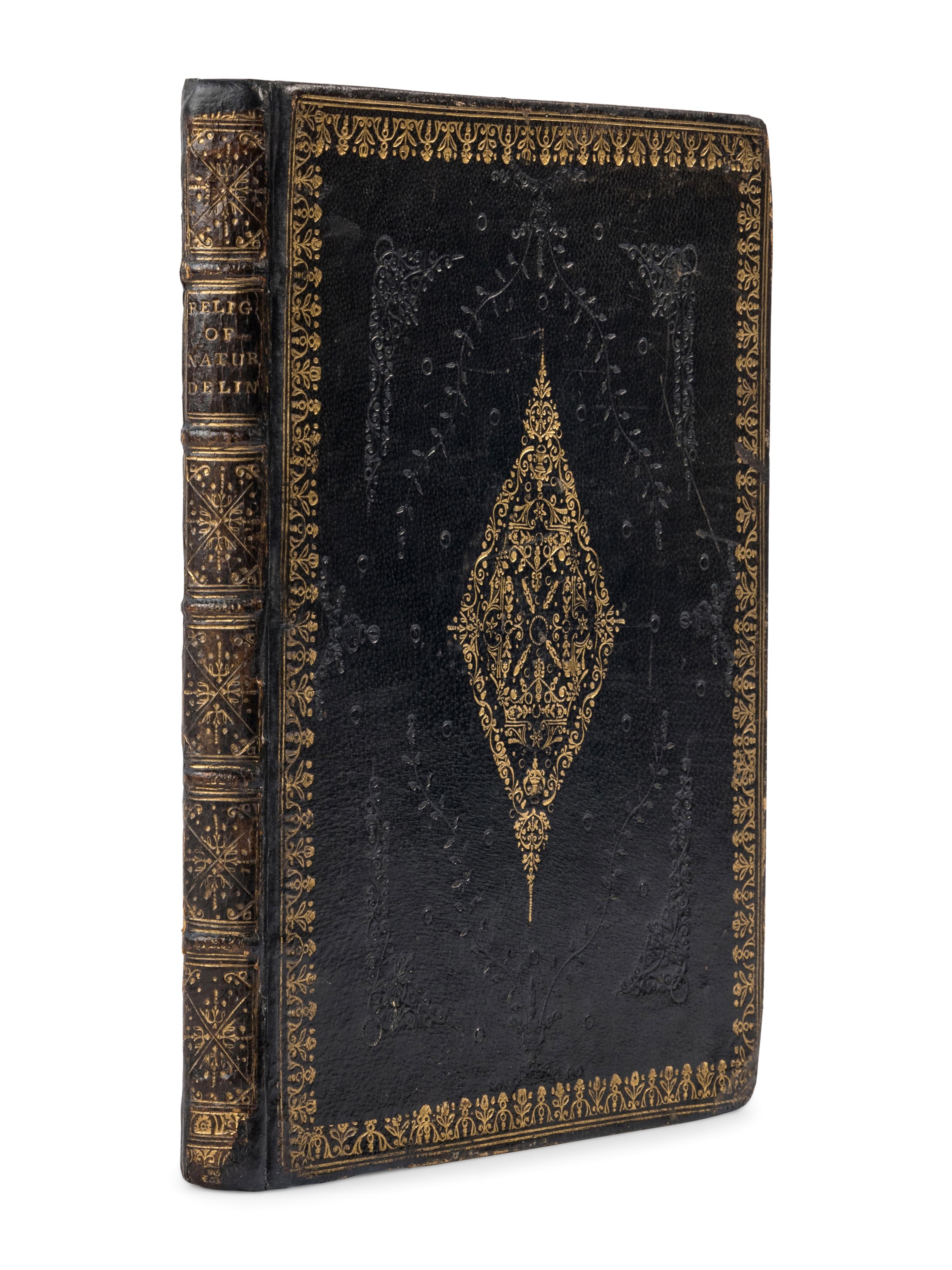 [FRANKLIN, Benjamin (1706-1790), printing]. WOLLASTON, William. The Religion of Nature Delineated . London: S. Palmer for B. Lintott, W. and J. Innys, J. Osborn, J. Batley, and T. Longman, 1725.