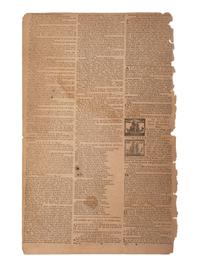 [FRENCH & INDIAN WAR] Albany Congress and Lake George feat. in 2 issues of the Pennsylvania Gazette .