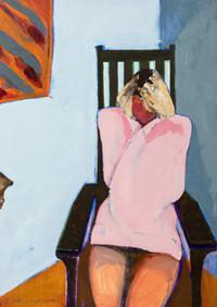Mystery Woman in Mission Chair