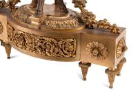 A Pair of Louis XVI Style Gilt Bronze Chenets