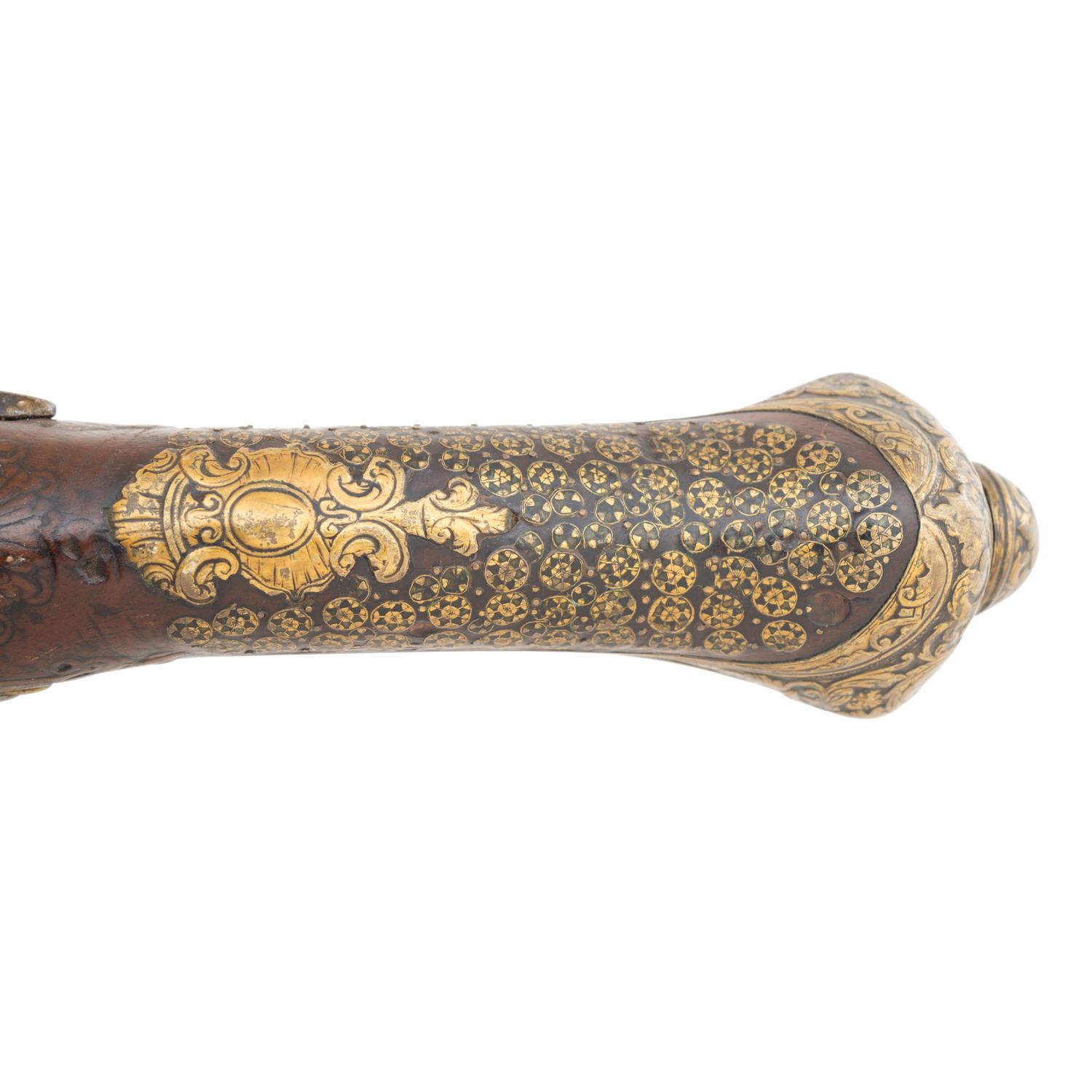 Two Ottoman Kubur Flintlock Pistols