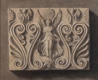 T. Goy Drawing of a Sculptural Relief, 1859 charcoal on paper