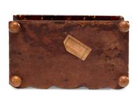 A Regency Tortoiseshell Tea Caddy