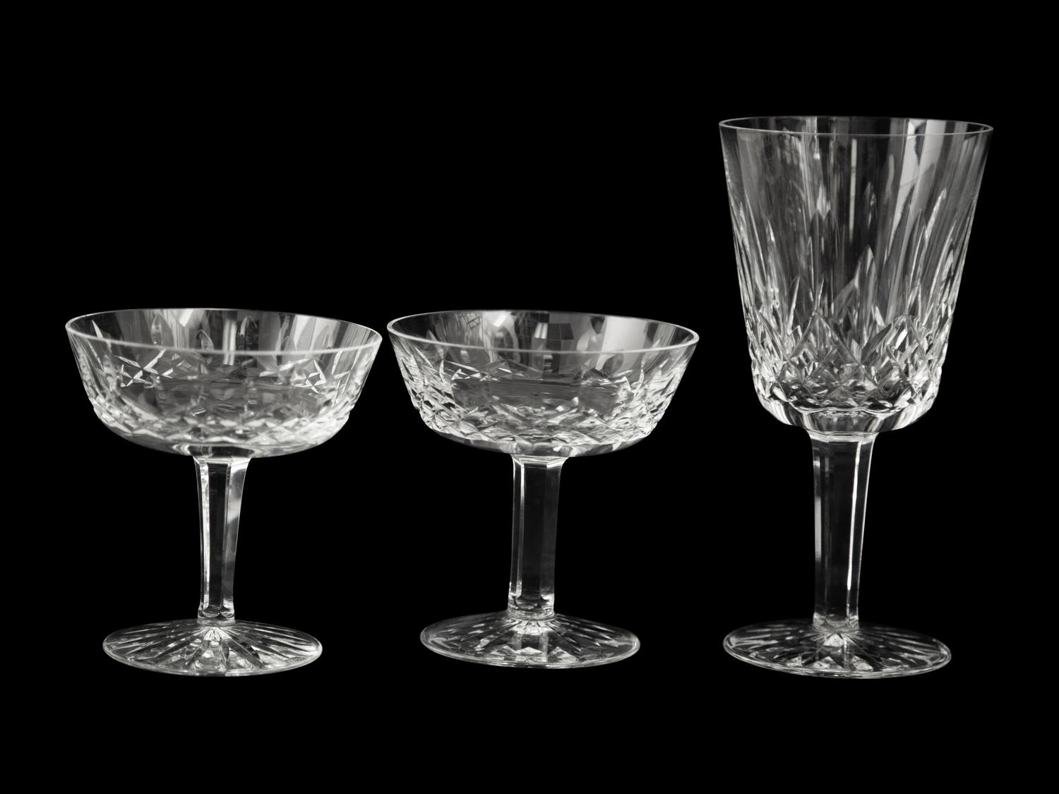 A Group of Waterford Lismore Stemware