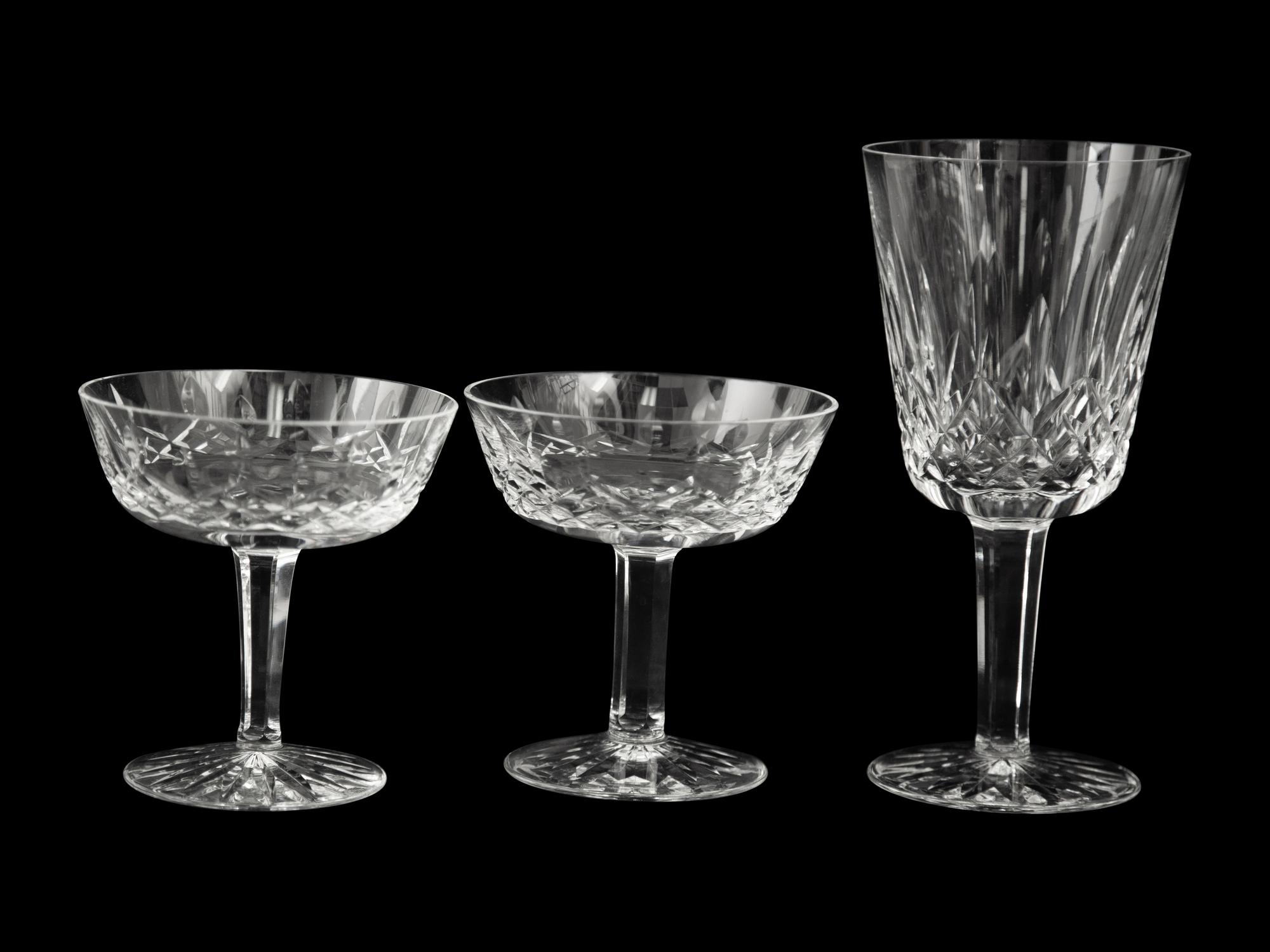 A Group of Waterford Lismore Stemware