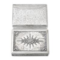 Two Silver Table Boxes