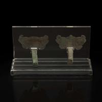 Three Chinese archaistic bronzes 青铜饰三件