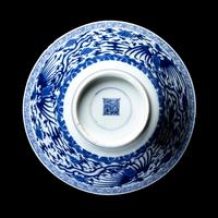 Two Chinese and Japanese Blue and White Porcelain Wares