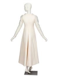 Galanos, Pleated-Sleeve & Whipcord Dress
