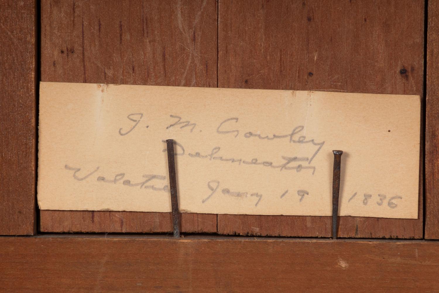 J. M. Crowley, (American, 19th Century)