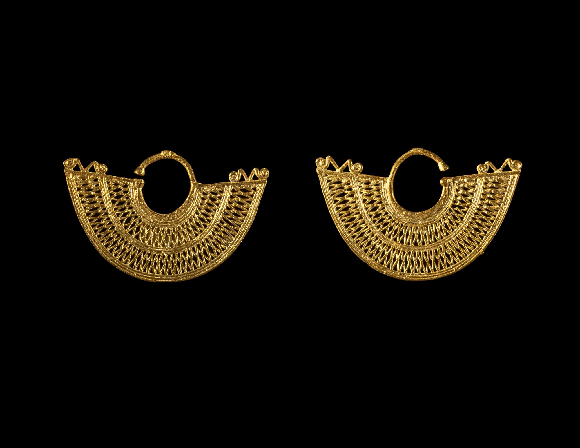 A Pair of Sinu Gold Earrings