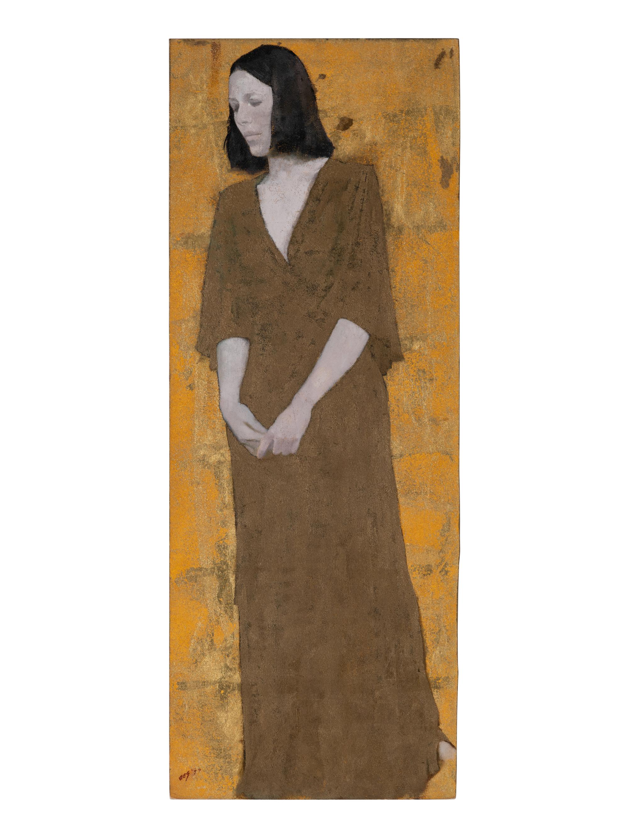 Study in Gold III [Portrait of Cecily Langdale] , 1977