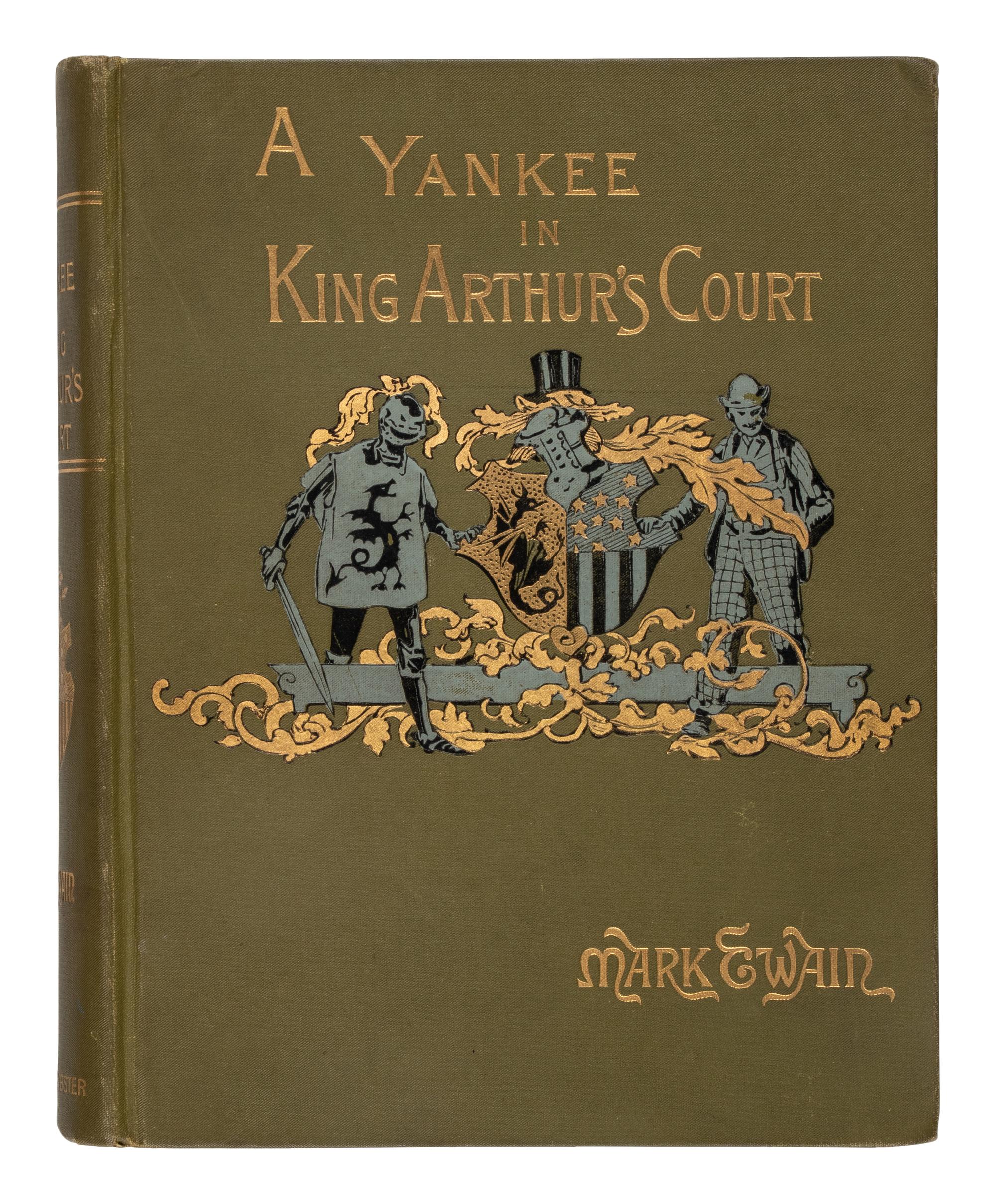 CLEMENS, Samuel ("Mark Twain") (1835-1910). A Connecticut Yankee in King Arthur's Court. New York: Charles L. Webster & Company, 1889.